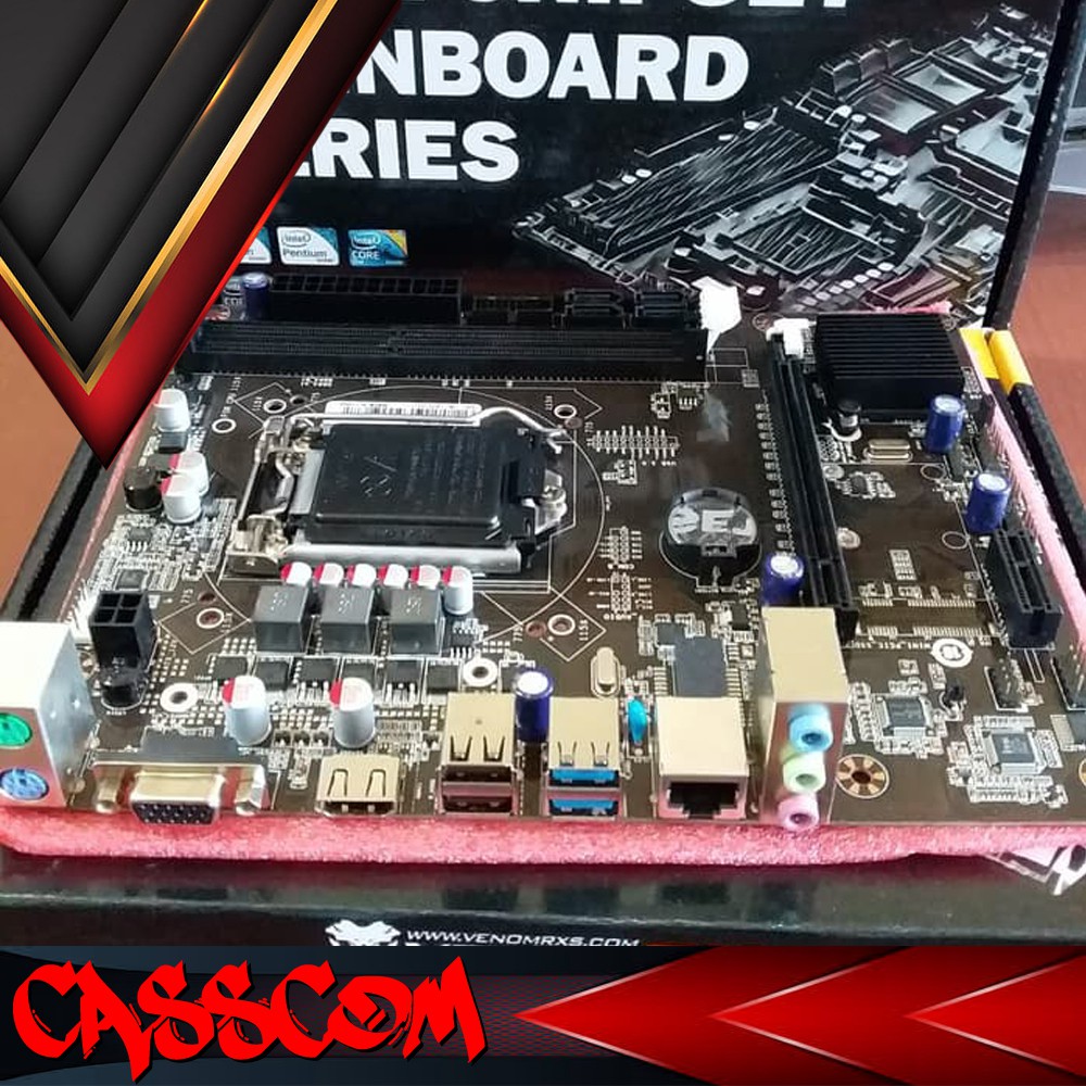เมนบอร์ด VENOMRX MB INTEL H81 LGA1150 อย่างเป็นทางการ