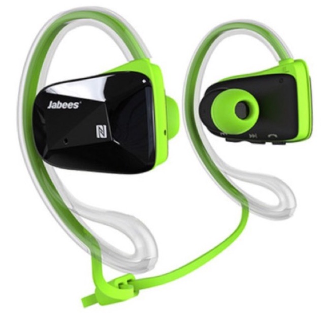 Jabees รุ่น Bsport หูฟังออกกำลังกายกันน้ำแนวSport Bluetooth  สีเขียวค่ะ