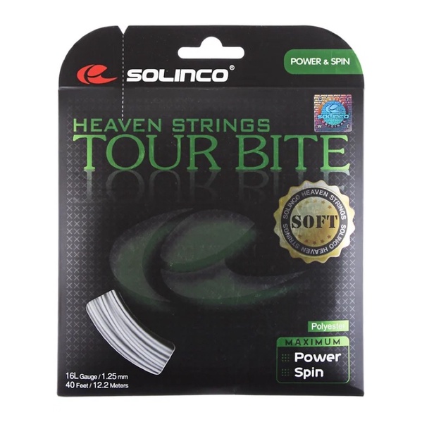 สายเทนนิส Solinco Tour Bite Soft 16/16L/17/18 (1 แพ็ค)
