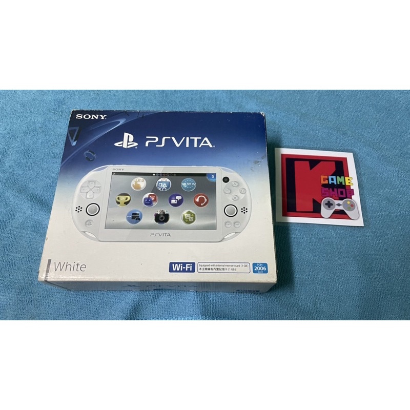 Psvita 2000 White สีขาว Boxset มือสอง(USED) เครื่องเล่นเกมส์พกพา
