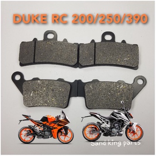 (พร้อมส่ง!!✅) ผ้าเบรค หน้า+หลัง สำหรับ KTM Duke200/250/390  RC 200/250/390 เนื้อSEMI-METALLIC ใส่ได้ทุกปี🧡