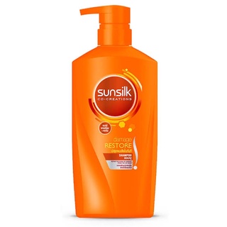 ซันซิล แชมพู แดเมจ รีสโตร์ สีส้ม บำรุงผมเสียในทันที 625 มล. Sunsilk Shampoo Damage Restore Orange 625 ml.(orange)