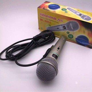 SOUNDSMILAN ไมค์สาย ไมค์โครโฟน ไมค์ พูด ร้องเพลง แบบมีสาย รุ่น ML-5550 ppautosound