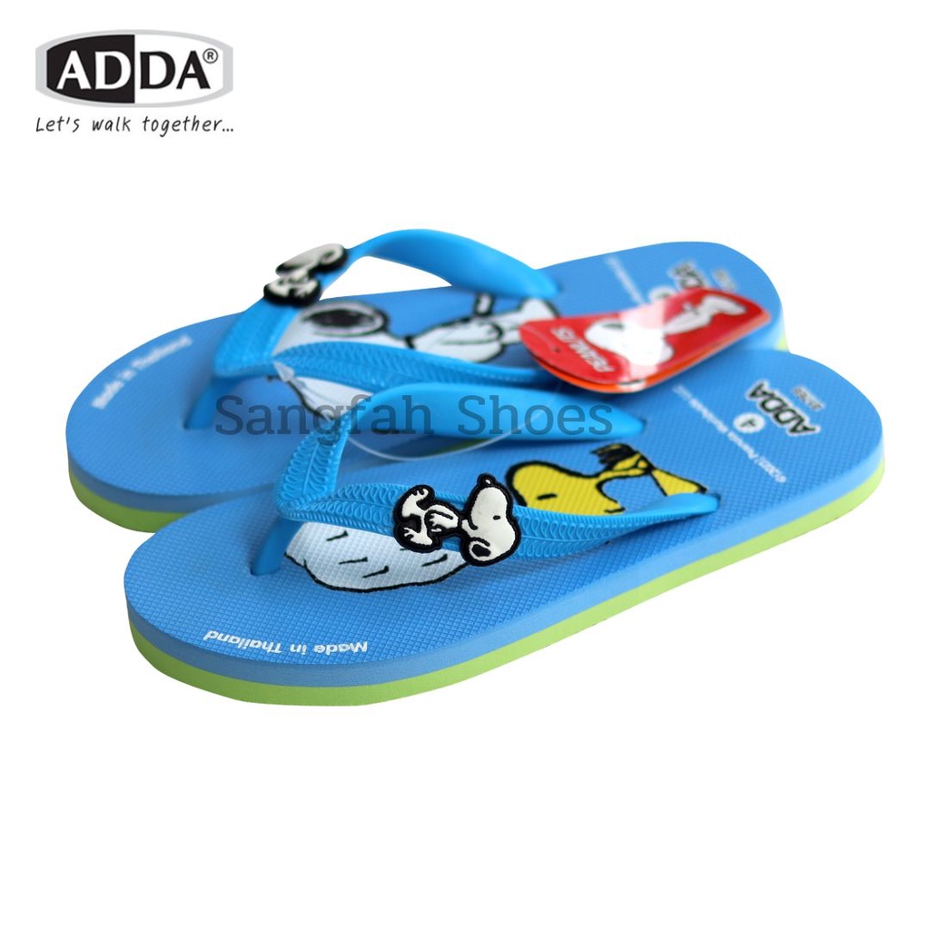รองเท้าแตะผู้หญิง หูหนีบ รองเท้าฟองน้ำ ADDA ( แอดด้า ) รุ่น 817E6 ลาย Peanuts Snoopy ลิขสิทธิ์แท้