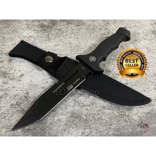 มีดเดินป่า KNIFE XB-225 มีดเดินป่า มีดพกพา (13 นิ้ว) มีเข็ดทิศ ฟรีซองเก็บมีดอย่างดี สินค้าพร้อมส่ง