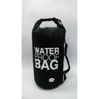 Waterproof Bag กระเป๋ากันน้ำ สีดำ ขนาดความจุ 20 ลิตร