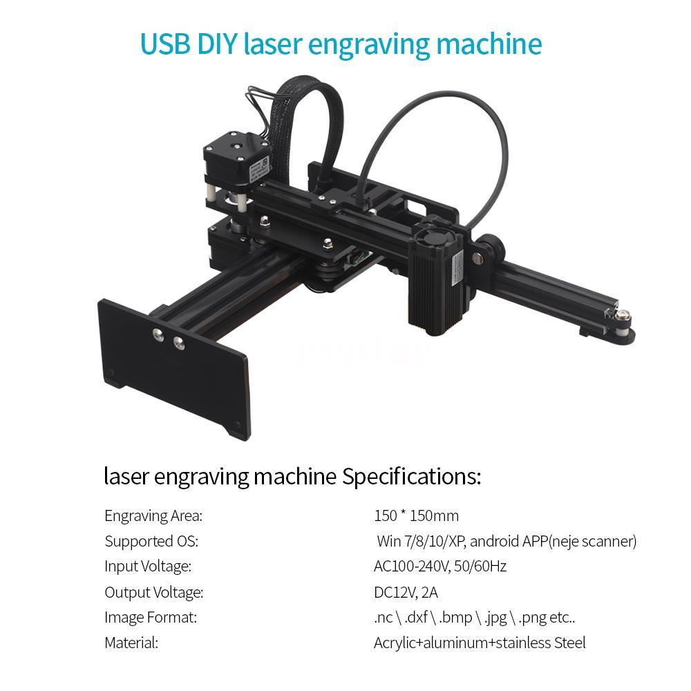 Black Machine Laser Engraving Machine 3500mw 3500mw Desktop Laser Engraver Machine Diy Logo Laser Engraver Antnoordende Nl