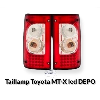 ไฟท้าย ไมตี้เอ็กซ์ mt-x MT-X led depo ไฟท้ายแต่ง โตโยต้า ไมตี้เอ็ก taillamp toyota mtx led depo 1989 1990