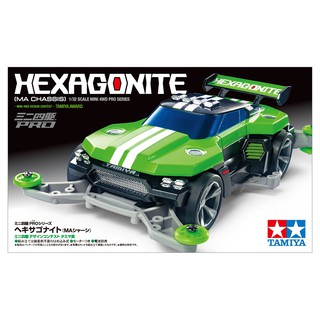 รถราง Mini 4WD Tamiya 1/32 TA18653 HEXAGONITE (MA)