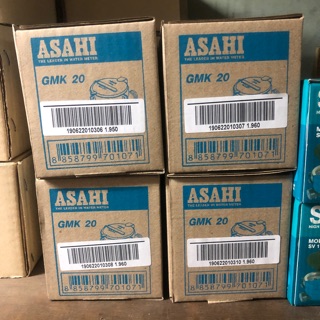 มิเตอร์น้ำ Asahi 3/4" , 1" ของแท้ มาตราน้ำ