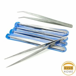 ปากคีบ คีบหนีบสแตนเลส คีมหนีบอเนกประสงค์ ปากคีบ มี 2 แบบ ปากคีบงอ ปากคีบแหลม Stainless steel tweezers