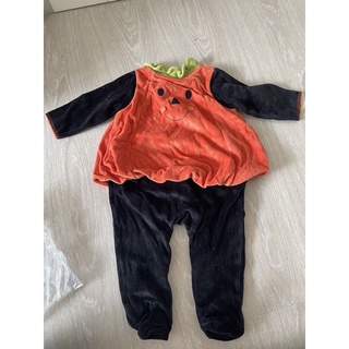 ชุดบอดี้สูทฮาโลวีนฟักทอง Halloween baby bodysuit 0-6 เดือน