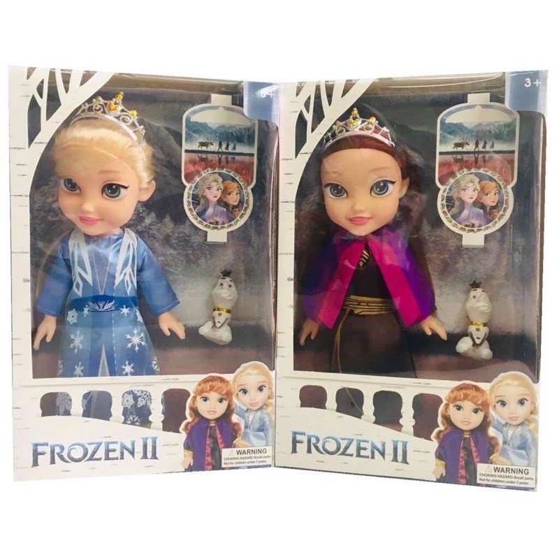 [พร้อมส่ง] ตุ๊กตาเอลซ่า&แอนนา 🔥มีไฟมีเสียงตรงกลางอก