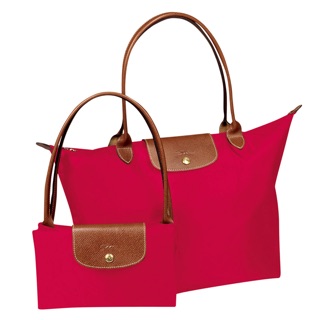 Longchamp m long red garence