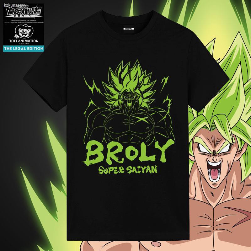 【ผ้าฝ้ายแท้】เสื้อยืดดราก้อนบอลDragon Ball T-shirt♈☞✜Dragon Ball Joint เสื้อยืด UTEE ของแท้ Broly Gok
