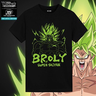 【ผ้าฝ้ายแท้】เสื้อยืดดราก้อนบอลDragon Ball T-shirt♈☞✜Dragon Ball Joint เสื้อยืด UTEE ของแท้ Broly Goku Tide ยี่ห้อภาพยนตร