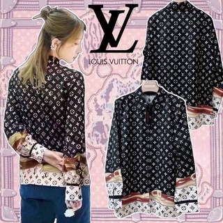 เสื้อเชิ้ตแขนยาวคอปก Louis Vuitton