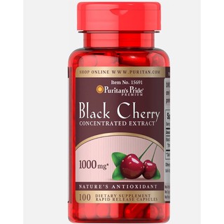 Puritans Pride Black Cherry 1000 mg