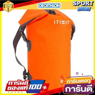 กระเป๋ากันน้ำ ถุงกันน้ำ ถุงทะเล 30 ลิตร (สีส้ม) Waterproof bag, waterproof bag, sea bag, 30 liters (orange)