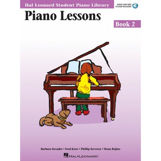 (โค้ดINCSM2Lลด70฿) Hal Leonard Student Piano Library: Piano Lessons Book 2+AUDIO AND MIDI ACCESS INCLUDED