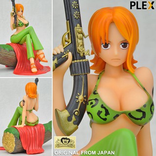 Figure งานแท้ ฟิกเกอร์ แมวทอง Plex One Piece วันพีซ เต็มพิกัดสลัดจอมลุย วันพีช Nami Animal นามิ กลุ่มโจรสลัดหมวกฟาง 1/7