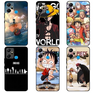 เคส Infinix Smart 6 Plus Case การ์ตูน One Piece เคสซิลิโคน Soft Black TPU โทรศัพท์มือถือ Back เคส