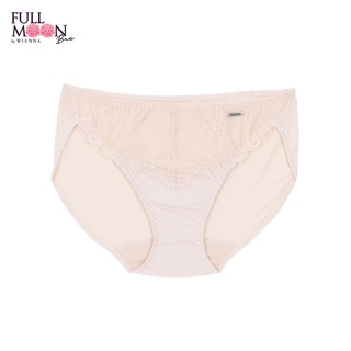 WIENNA PANTIES  Full Moon กางเกงชั้นใน แบบครึ่งตัว NU44300สีดำ สีอัลม่อน สีดำ สีแดง