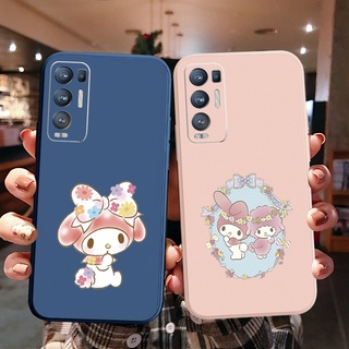 เคสโทรศัพท์มือถือ ทรงสี่เหลี่ยม ลาย My Melody สําหรับ OPPO Reno6 Z 5G Reno 5 Pro 4 4G 3 Reno2 Z F