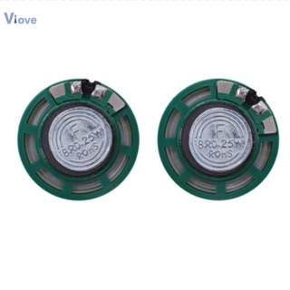 2 ชิ้น 1 / 4 W 0.25 W 8 Ohm 27 MM ลำโพงแม่เหล็กทรงกลม