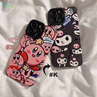 เคสป้องกันโทรศัพท์มือถือ แบบนิ่ม ลายการ์ตูนคุโรมิ และเคอร์บี้ สําหรับ Vivo X70 X60 X50 X30 Pro X27 X23 X21 UD X21i S12 S10 Pro V23 V20 Pro S9e S9 V15 Pro