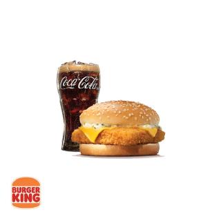 Burger King เบอร์เกอร์ปลา + โค้ก 16 ออนซ์ [ShopeePay] ส่วนลด ฿95