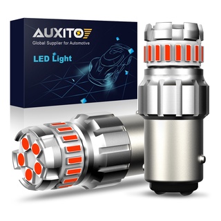 Auxito หลอดไฟเบรกท้ายรถยนต์ LED DRL 1157 BAY15D P21/5W 2 ชิ้น