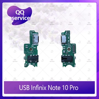 USB Infinix Note 10 Pro อะไหล่สายแพรตูดชาร์จ แพรก้นชาร์จ Charging Connector Port Flex Cable（ได้1ชิ้นค่ะ) QQ service