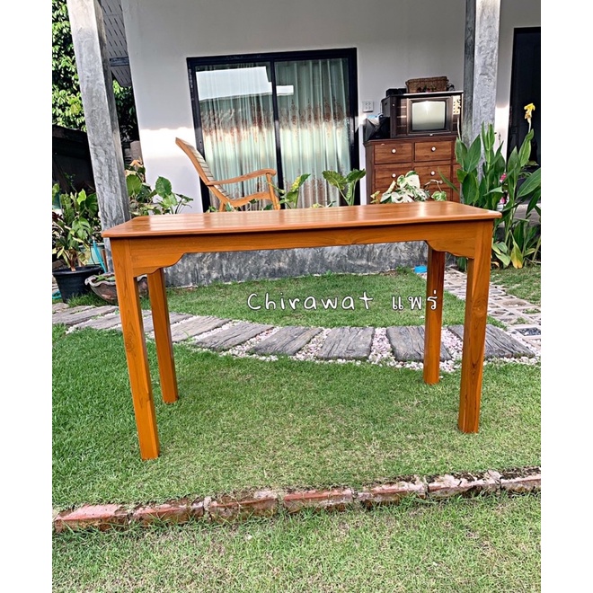 โต๊ะทานอาหาร ขนาด 50*120 cm. สูง75cm.