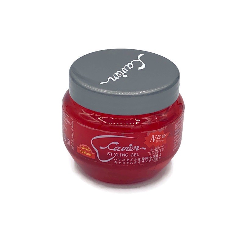 เจล สไตล์ลิ่งเจล เจลเซ็ตผมแข็ง CAVIER คาเวียร์ เนื้อใส 100g เจลใส่ผมสำหรับคุณผู้ชาย