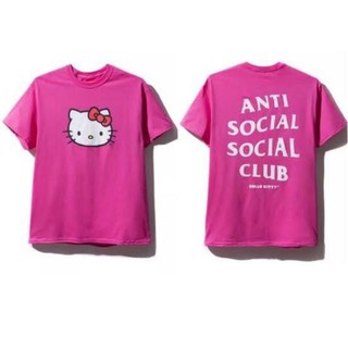 ของแท้ New ASSC x HELLO KITTY tee - PINK