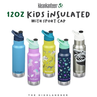 Klean Kanteen 12oz Classic Narrow Insulated With Kid Sport Cap