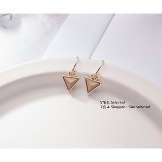 E19_Mini Earring_วใจสไตล์มินิมอล ต่างหู♥