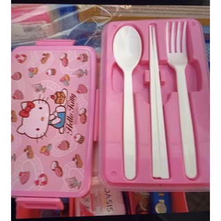 Super Lock กล่องข้าว 600 มล Hello Kitty คิตตี้ 9197