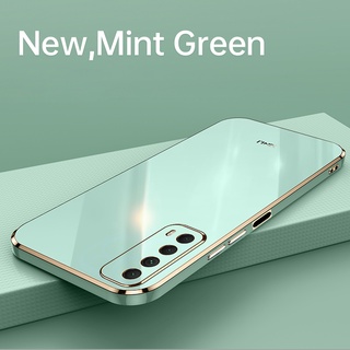 เคสซิลิโคน ทรงสี่เหลี่ยม แบบบางพิเศษ หรูหรา สําหรับ Huawei P Smart 2021 Y7a Y6p Y6 Pro Y9 Prime 2019