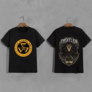 เสื้อโอเวอร์ไซ - TGP / ΤΓΦ Triskelion Frat เสื้อเชิ้ตออกแบบ Tau Gamma Phi เสื้อยืดเต็มระเหิดรูปแบบส