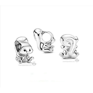 Pandora​ Silver​ Charm**กระรอก