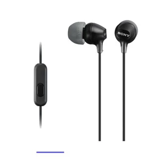 Sony หูฟัง In Ear รุ่น MDR-EX15AP | Comfortable, secure-fitting silicone earbuds | mm neodymium drivers for powerful
