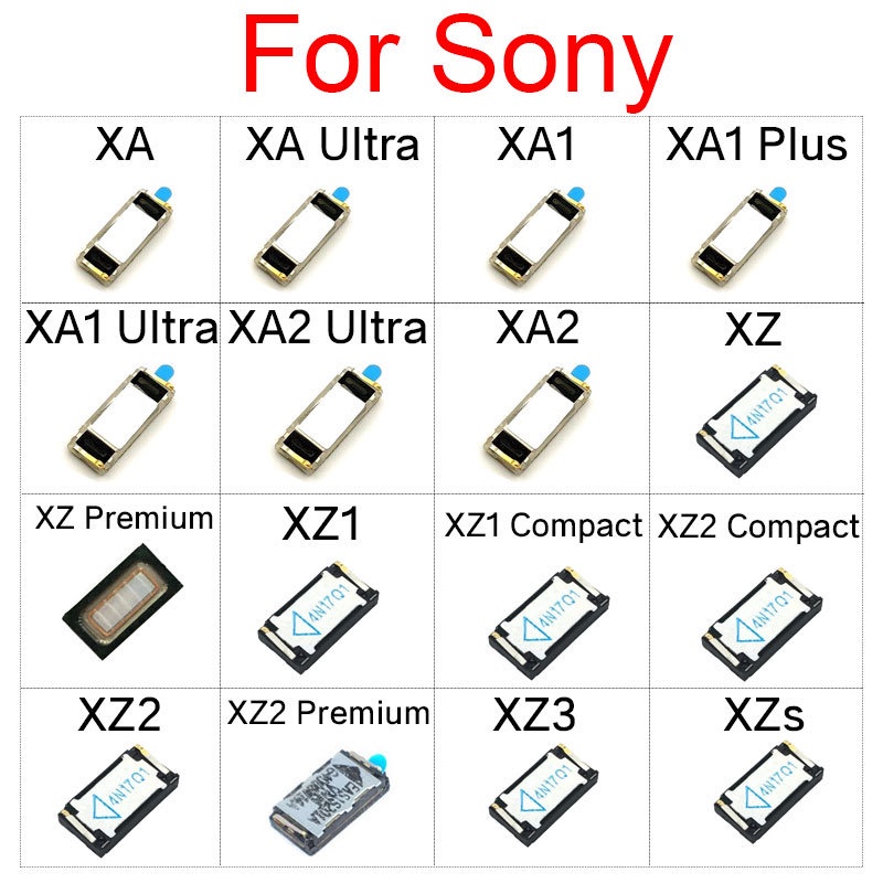 อะไหล่ตัวรับสัญญาณลําโพง แบบเปลี่ยน สําหรับ Sony Xperia XA XA1 XA2 XZ XZ1 XZ2 XZ3 XZS Ultra Plus