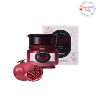 [Sep โค้ด 2JZNDG ลด 75B ขั้นต่ำ 300B วันที่ 1-30 ก.ย.2566] (แพ็คเกจใหม่) Skinfood Black Pomegranate Energy Cream  50ml ครีมบำรุงที่มีสารสกัดจากทับทิมดำ