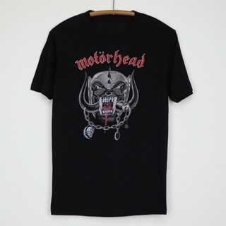 เสื้อยืดผ้าฝ้าย สไตล์วินเทจ 1982 Motorhead Iron Fist Tour BDngkh68LFlnen82Size S-5XL