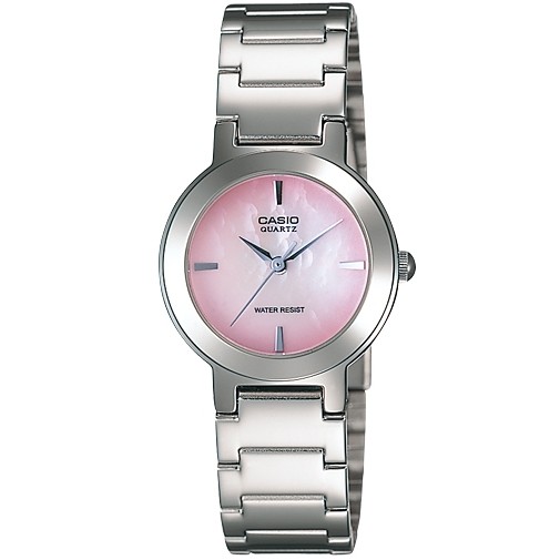 Casio Lady Watch Stainless Strap LTP-1191A-4CDF - Pink