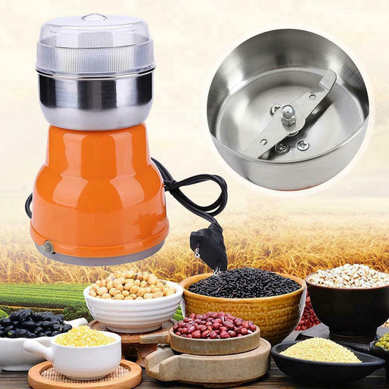 yinbeiguoji.my Stainless Steel Electric Coffee Bean Grinder Bar Kitchen ...