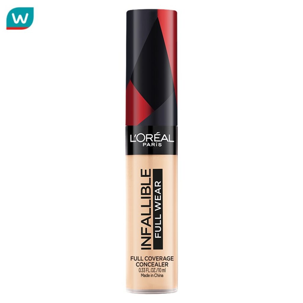 L'Oreal Makeup ลอรีอัล อินฟอลลิเบิล ฟูล แวร์ ฟูล คัฟเวอร์เรจ คอนซีลเลอร์ 10มล. 307 แคช เมียร์