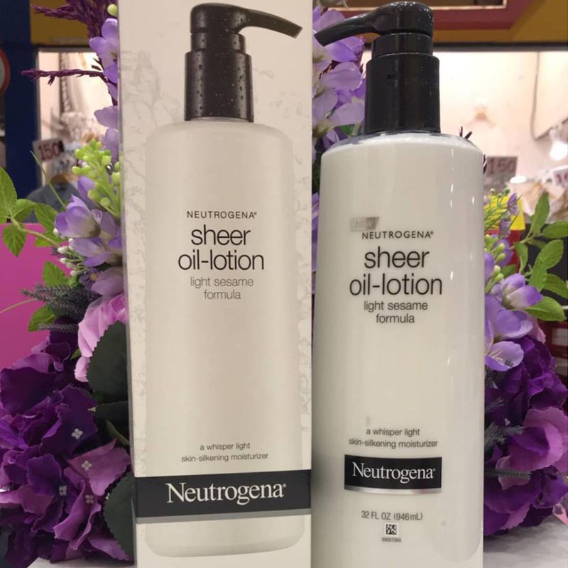 neutrogena sheer oil lotion